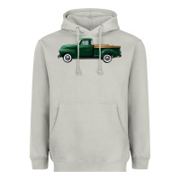 Moon Dust western green truck right side view Heavyweight Hoodie - FaDigitalArtStudio