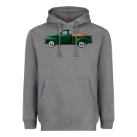 Storm western green truck right side view Heavyweight Hoodie - FaDigitalArtStudio