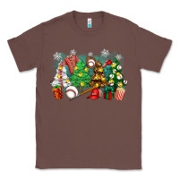 Chestnut christmas trees with baseball Classic Tee - Zillion Design Studio