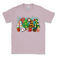 Lilac christmas trees with baseball Classic Tee - Zillion Design Studio