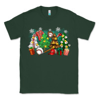 Sports Green christmas trees with baseball Classic Tee - Zillion Design Studio
