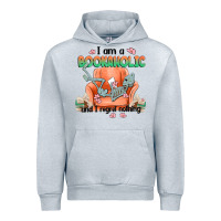 Heather Grey bookaholic Urban Hoodie - MaliasSmallBusiness