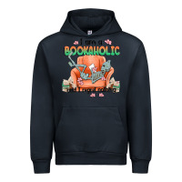Navy bookaholic Urban Hoodie - MaliasSmallBusiness