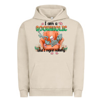 Pigment French Oak bookaholic Urban Hoodie - MaliasSmallBusiness