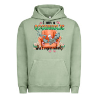 Pigment Oil Green bookaholic Urban Hoodie - MaliasSmallBusiness