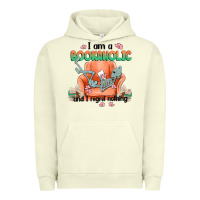 Pigment Pistachio bookaholic Urban Hoodie - MaliasSmallBusiness