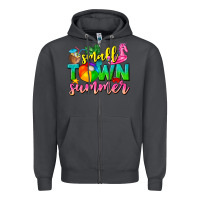 Smoke small town summer tbw Zipper Hoodie - texasbilliewilder