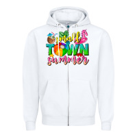 White small town summer tbw Zipper Hoodie - texasbilliewilder