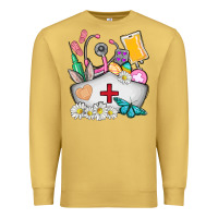 Antique Gold nurse  easter Premium Sweatshirt - AdoDesignShop