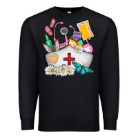 Black nurse  easter Premium Sweatshirt - AdoDesignShop
