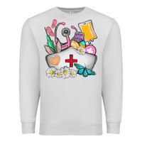 Dove Grey nurse  easter Premium Sweatshirt - AdoDesignShop