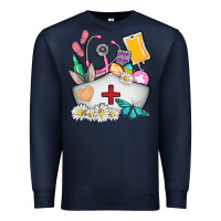 Navy nurse  easter Premium Sweatshirt - AdoDesignShop