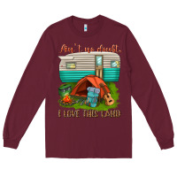Burgundy ain t no doubt i love this land Long Sleeve Tee - texasbilliewilder
