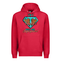 Cardinal i'm a teacher what's your superpower leopard Premium Hoodie - Jasminsmagicworld