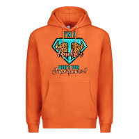 Carrot i'm a teacher what's your superpower leopard Premium Hoodie - Jasminsmagicworld