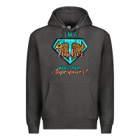 Charcoal Heather i'm a teacher what's your superpower leopard Premium Hoodie - Jasminsmagicworld