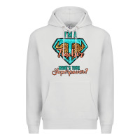 Dove Grey i'm a teacher what's your superpower leopard Premium Hoodie - Jasminsmagicworld