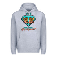 Heather Grey i'm a teacher what's your superpower leopard Premium Hoodie - Jasminsmagicworld