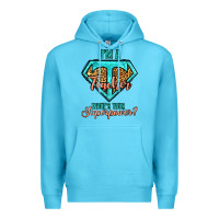 Ocean Blue i'm a teacher what's your superpower leopard Premium Hoodie - Jasminsmagicworld