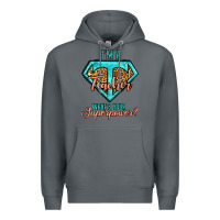 Rock i'm a teacher what's your superpower leopard Premium Hoodie - Jasminsmagicworld