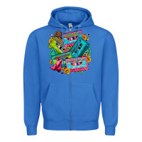 True Royal 90's country cassette tapes Zipper Hoodie - Zillion Design Studio