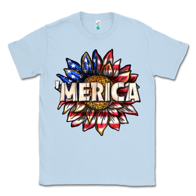 Merica With Sunflower Classic Tee by texasbilliewilder | Teevron