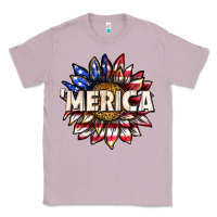 Lilac merica with sunflower Classic Tee - texasbilliewilder
