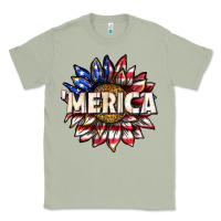 Matcha merica with sunflower Classic Tee - texasbilliewilder