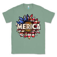 Sage merica with sunflower Classic Tee - texasbilliewilder