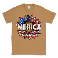 Toasted Coconut merica with sunflower Classic Tee - texasbilliewilder
