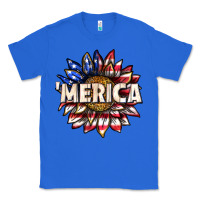 True Royal merica with sunflower Classic Tee - texasbilliewilder