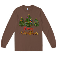 Chestnut merry christmas trees Long Sleeve Tee - RanaPortraitStore