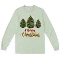 Matcha merry christmas trees Long Sleeve Tee - RanaPortraitStore