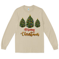 Mushroom merry christmas trees Long Sleeve Tee - RanaPortraitStore