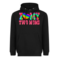 Black i love my two moms Heavyweight Hoodie - HRA Design Shop