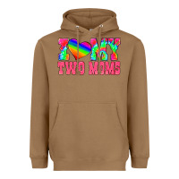 Toasted Coconut i love my two moms Heavyweight Hoodie - HRA Design Shop