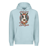 Blue Mist just a girl who loves goats Premium Hoodie - Jasminsmagicworld