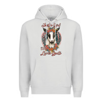 Dove Grey just a girl who loves goats Premium Hoodie - Jasminsmagicworld