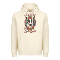 Sandshell just a girl who loves goats Premium Hoodie - Jasminsmagicworld