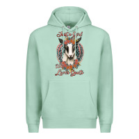 Seafoam just a girl who loves goats Premium Hoodie - Jasminsmagicworld