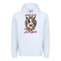 White just a girl who loves goats Premium Hoodie - Jasminsmagicworld