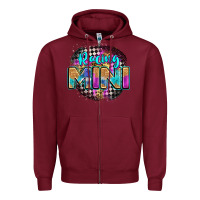 Burgundy racing mini Zipper Hoodie - Zillion Design Studio