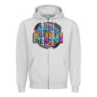 Dove Grey racing mini Zipper Hoodie - Zillion Design Studio