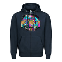 Navy racing mini Zipper Hoodie - Zillion Design Studio