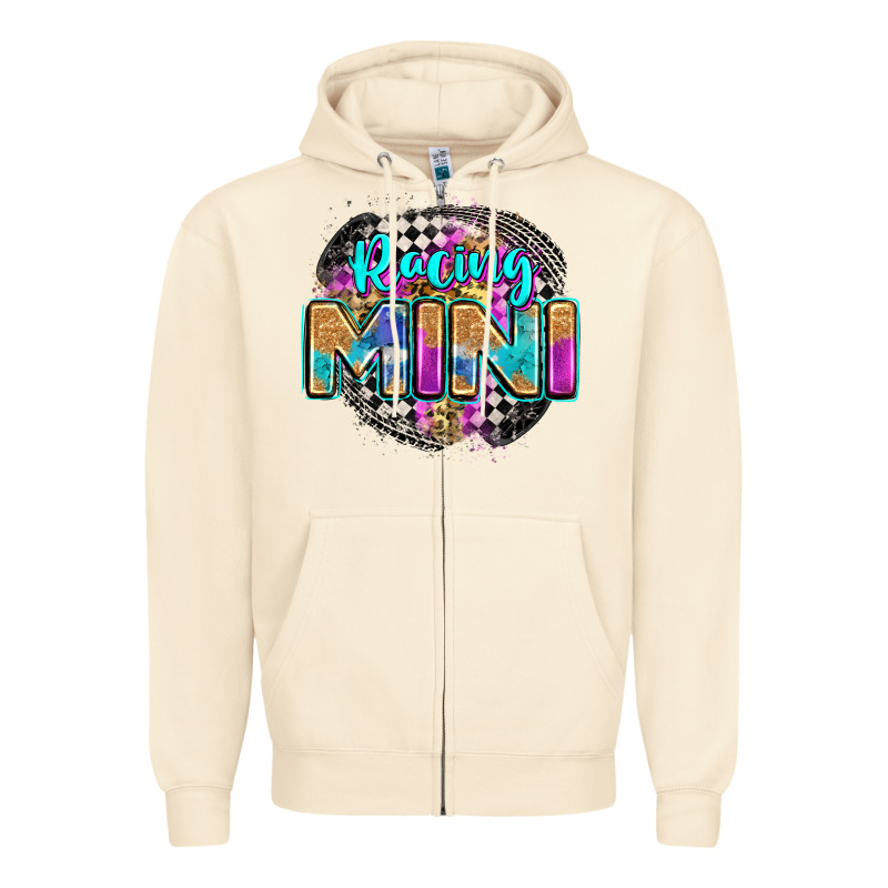 Racing Mini Zipper Hoodie by Zillion Design Studio | Teevron