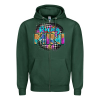Sports Green racing mini Zipper Hoodie - Zillion Design Studio