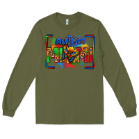 Army Green autism mimi Long Sleeve Tee - Zillion Design Studio