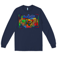 Navy autism mimi Long Sleeve Tee - Zillion Design Studio