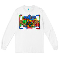 White autism mimi Long Sleeve Tee - Zillion Design Studio