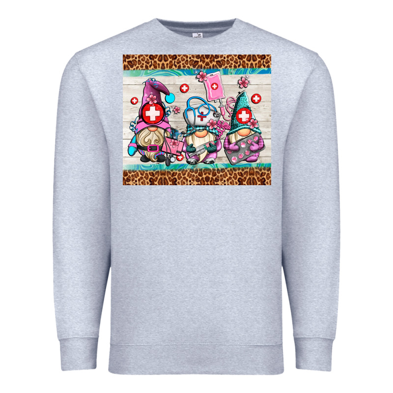 Nurse Gnomes Premium Sweatshirt by AdoDesignShop | Teevron